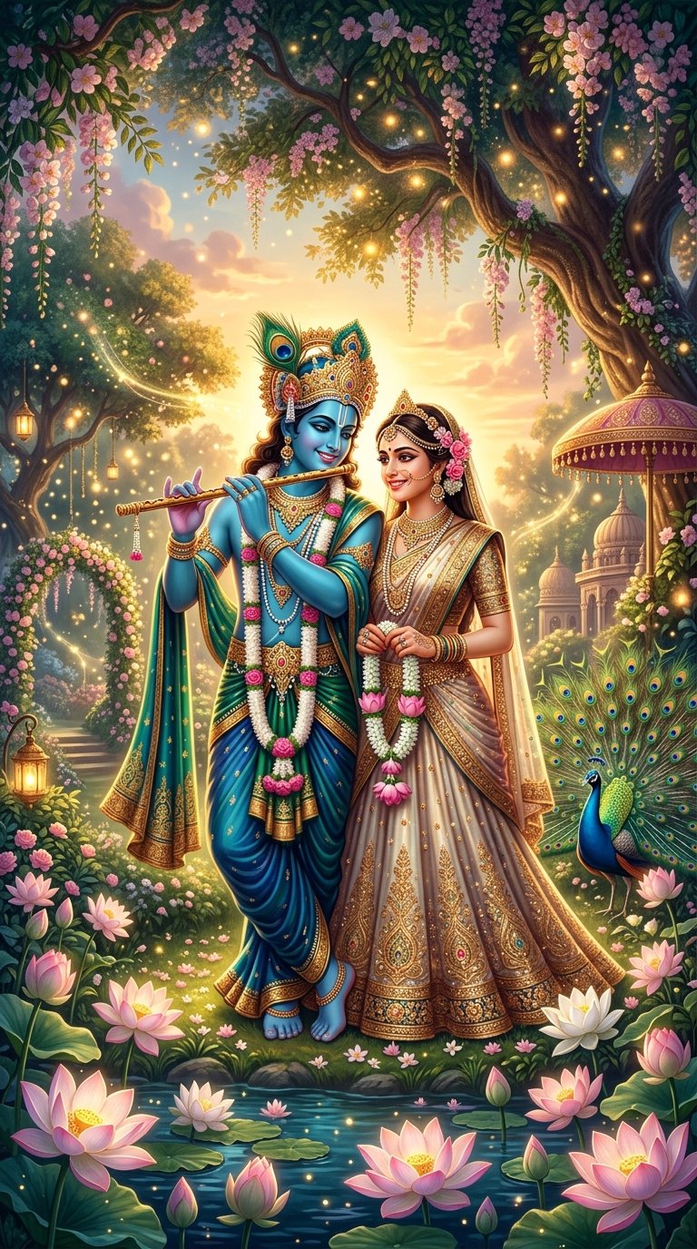 Radha Krishna Divine Art